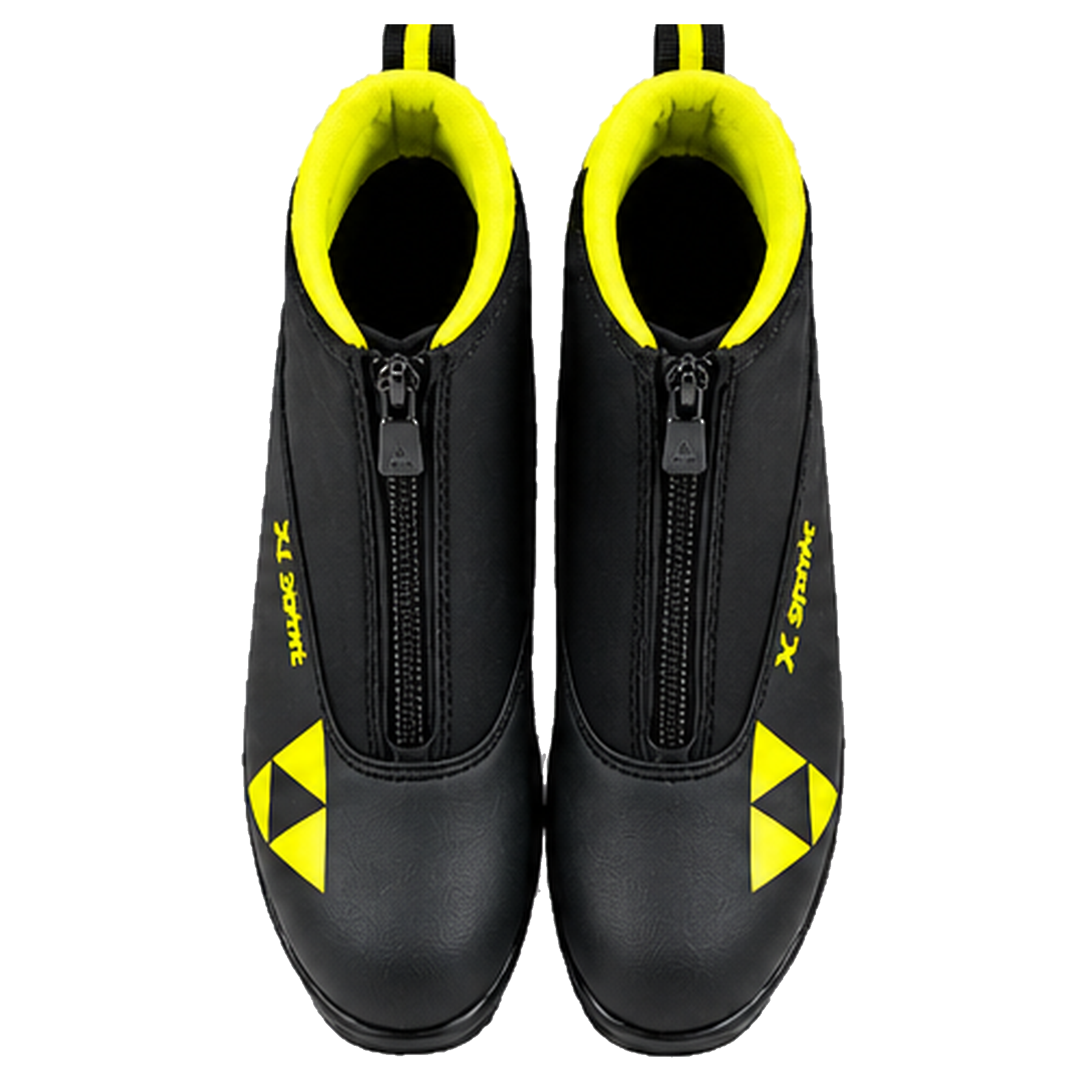 Boty na běžky Fischer XJ – Black/Yellow vel.33